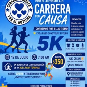 Folio 5K Corazones Azules
